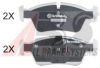 A.B.S. 36678S Brake Pad Set, disc brake